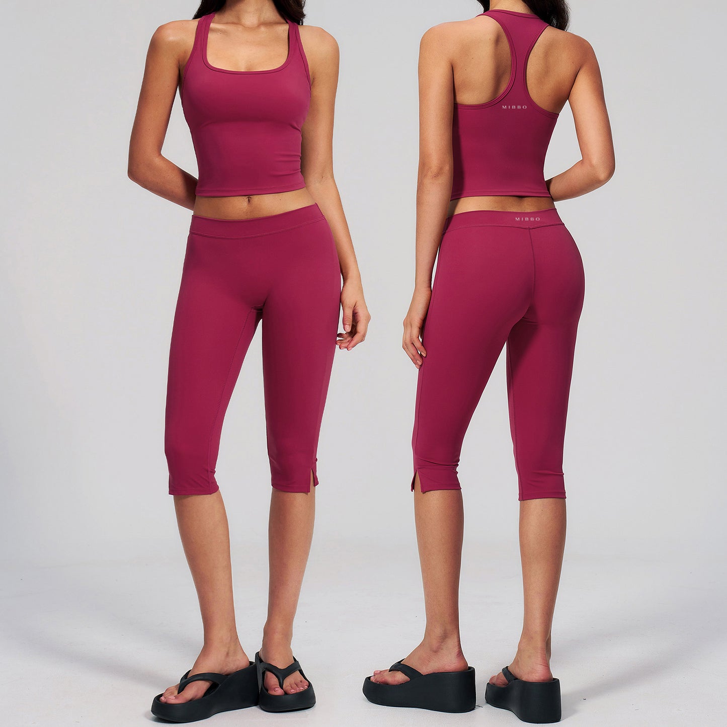 Completo Palestra Donna Capri Vita Bassa – Cherry Wine | MIBBO