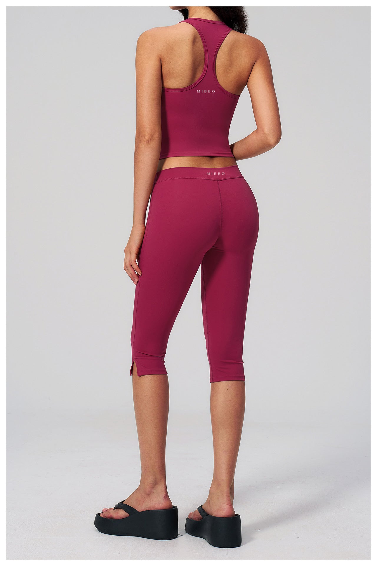 Completo Palestra Donna Capri Vita Bassa – Cherry Wine | MIBBO