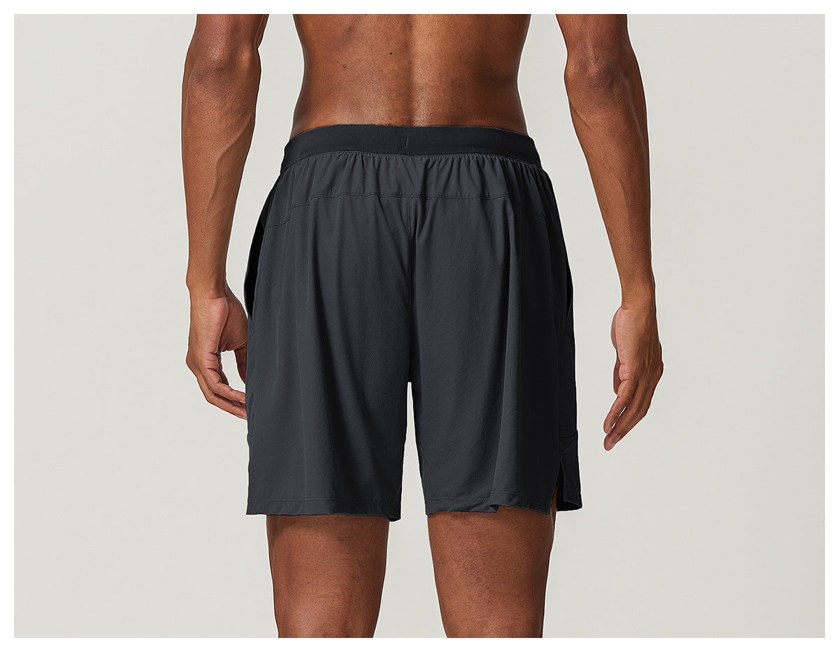 Shorts Tecnici Uomo Palestra – MOVE Performance Grigio Scuro | MIBBO