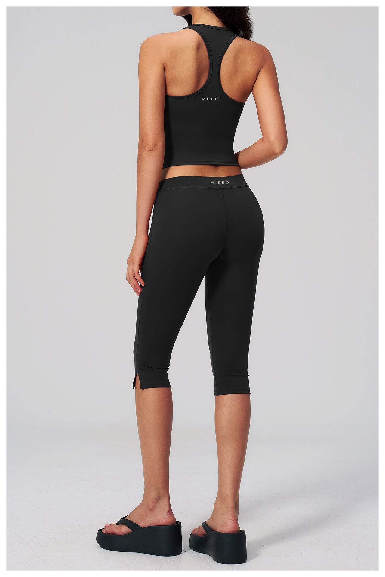 Completo Palestra Donna Capri Vita Bassa – Onyx Black | MIBBO