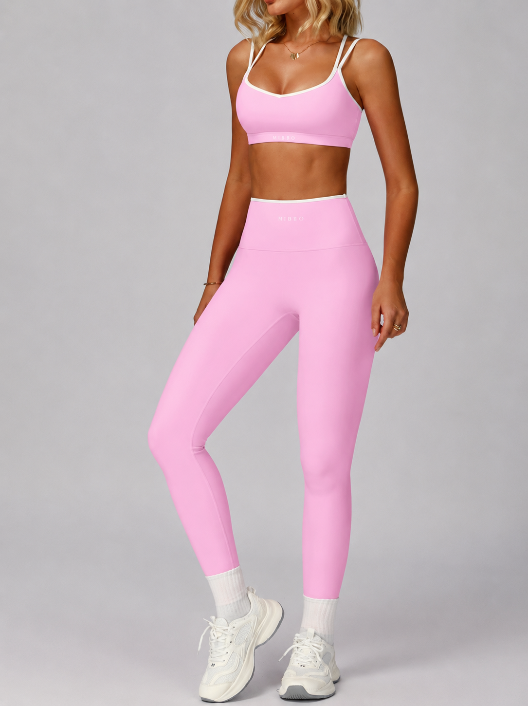Completo Activewear Modellante Donna con Leggings – Velocity Set | Mibbo