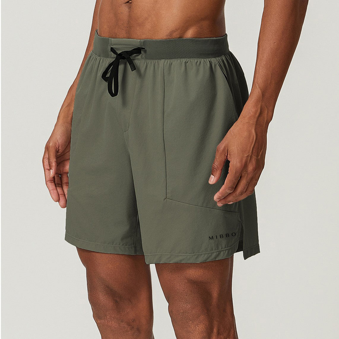 Pantaloncini Sportivi Uomo Palestra – MOVE Training Verde Militare | MIBBO